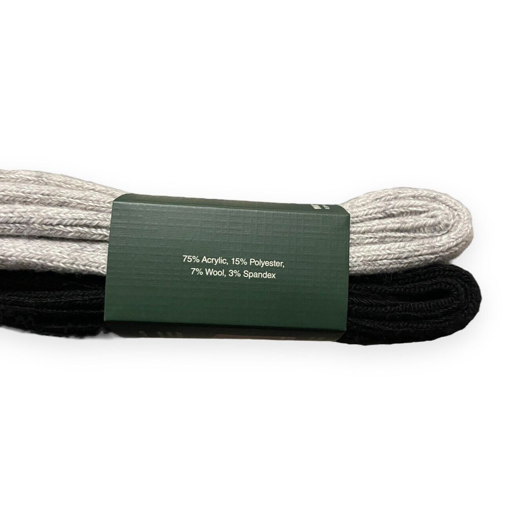 Men’s Woolrich Wool 4-Pair Warm Winter Crew Socks Green Label Collection L - Picture 3 of 5